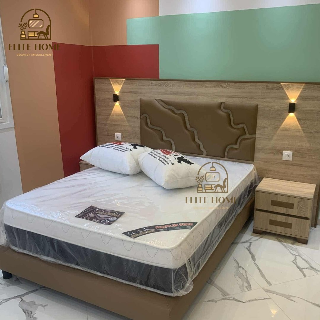 Lit Capitonné + Matelas (Pack Complet) – Image 9