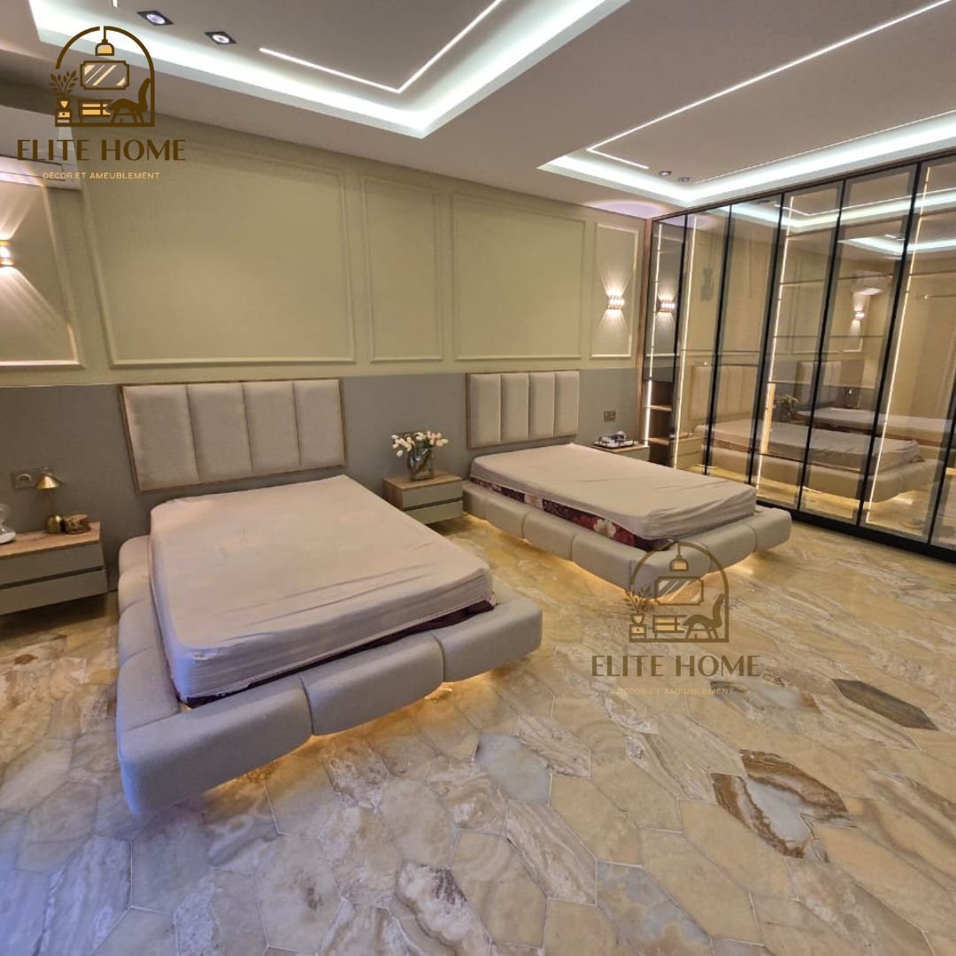 Lit Capitonné + Matelas (Pack Complet) – Image 4